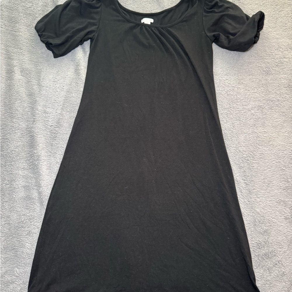 Xhilaration Black Scoop Neck Top